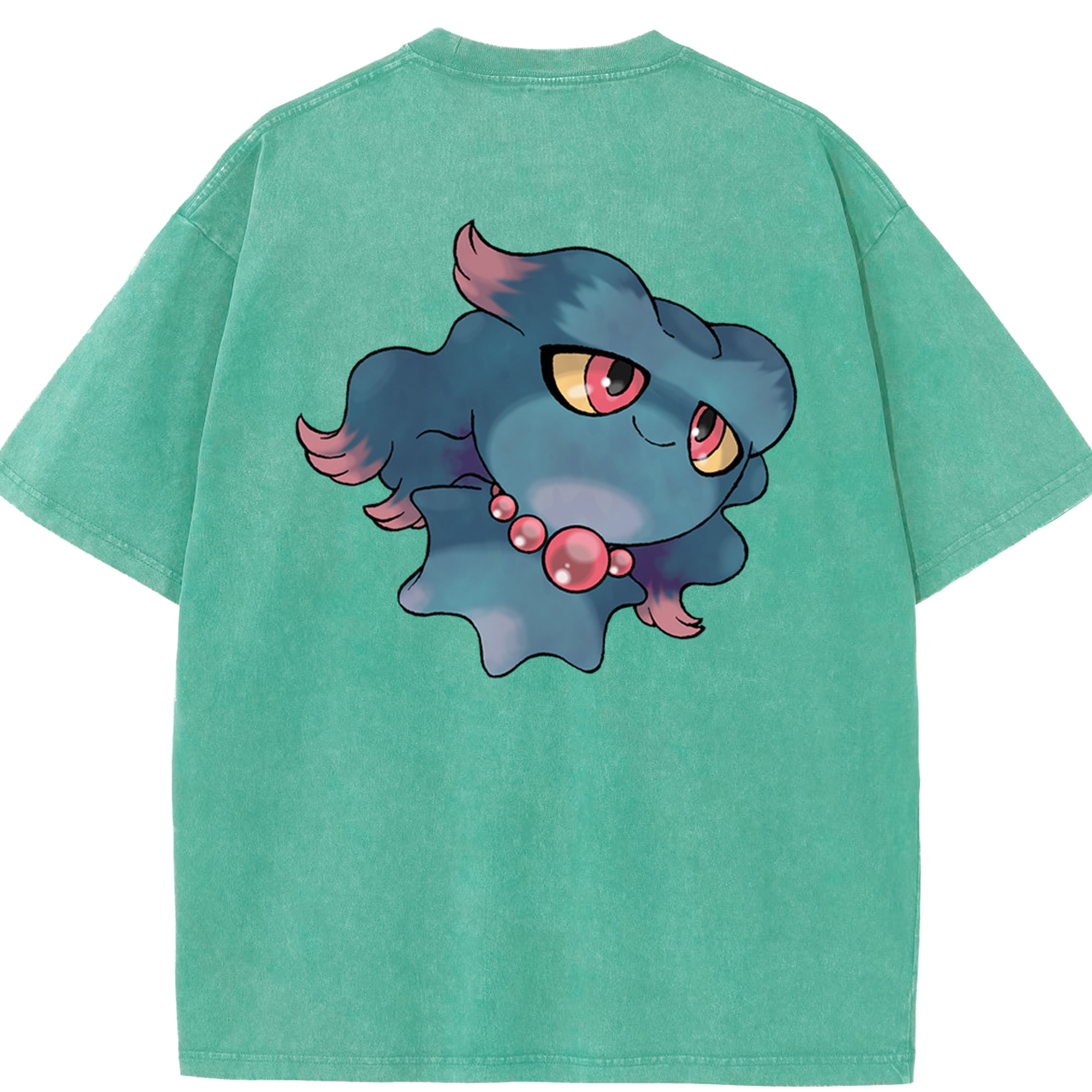 （画像用） ポケットモンスター Pokémon 綿100% ヴィンテージ風 半袖Tシャツ（背面プリント）